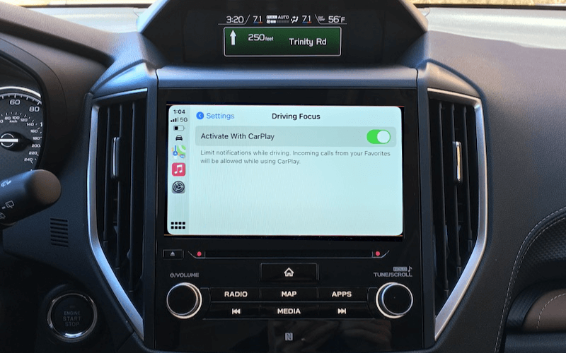 driving focus on apple carplay ios 15