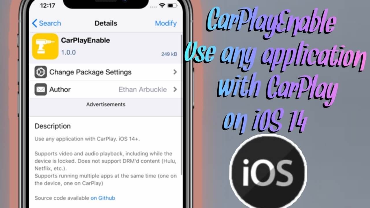 CarPlayEnable with cydia