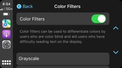 color filter for color blind users