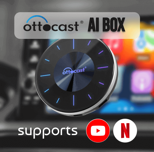 Ottocast AI Box to watch Youtube on apple carplay