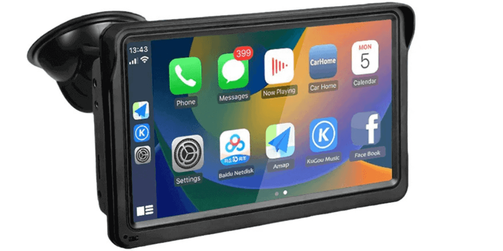 Wireless CarPlay Android Auto Touch Screen 7