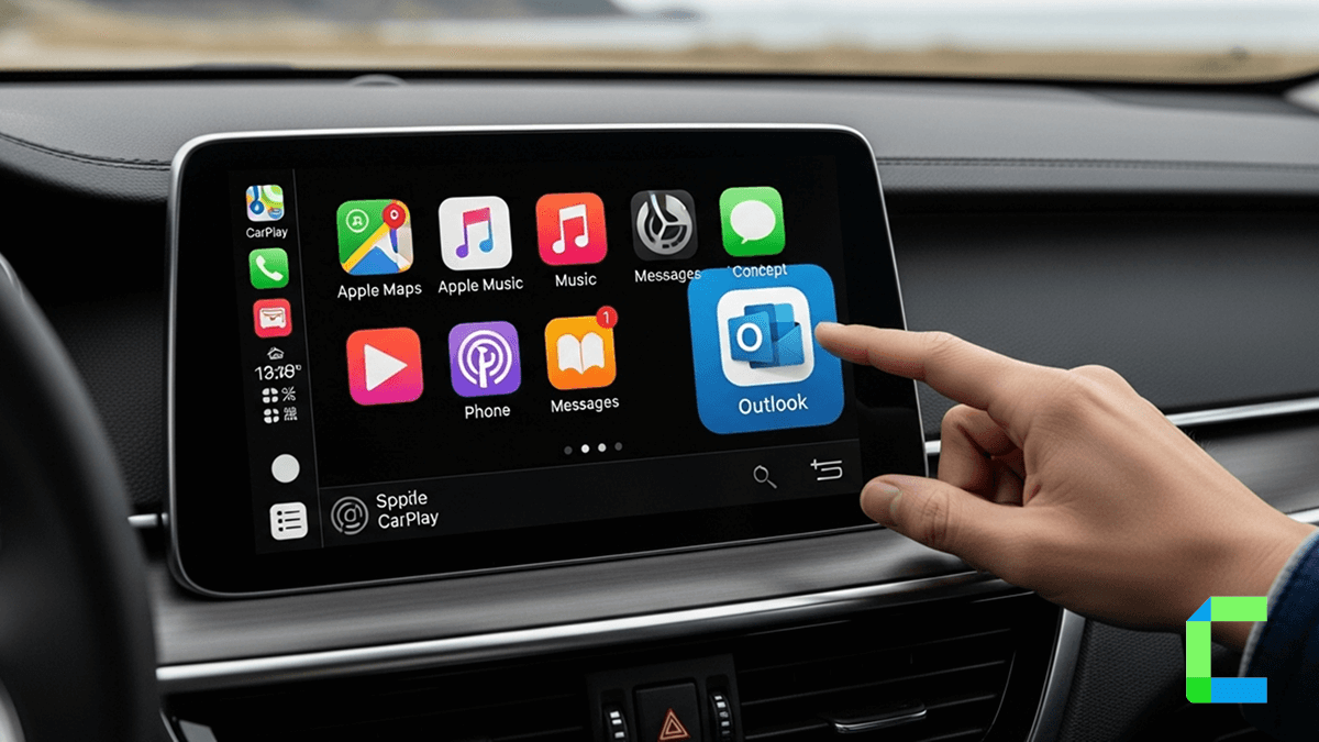 Guide to add Outlook on Apple CarPlay