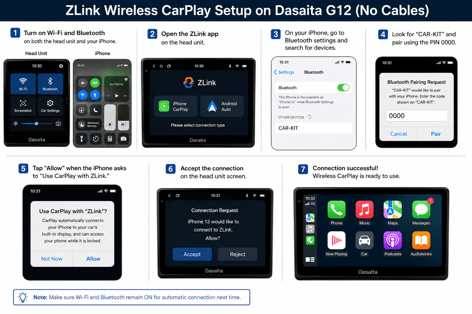 wireless Carplay setup
