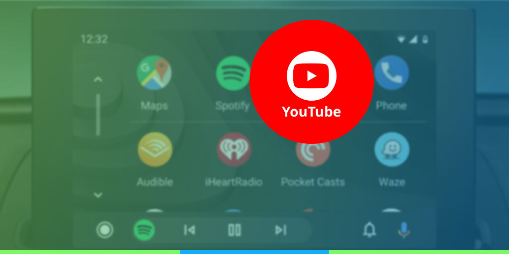how to play youtube in car android auto