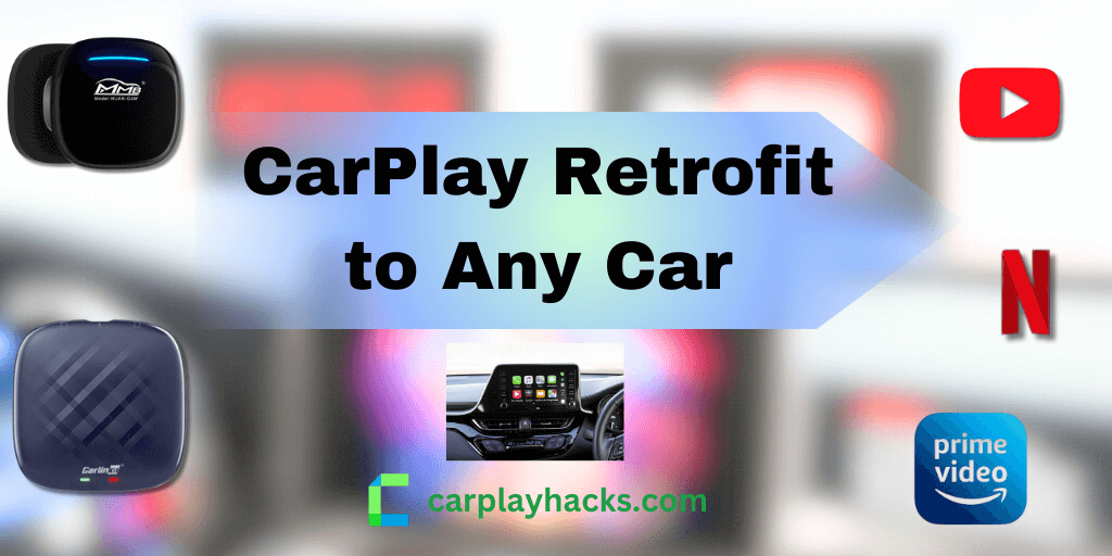 Carplay retrofit to any car 