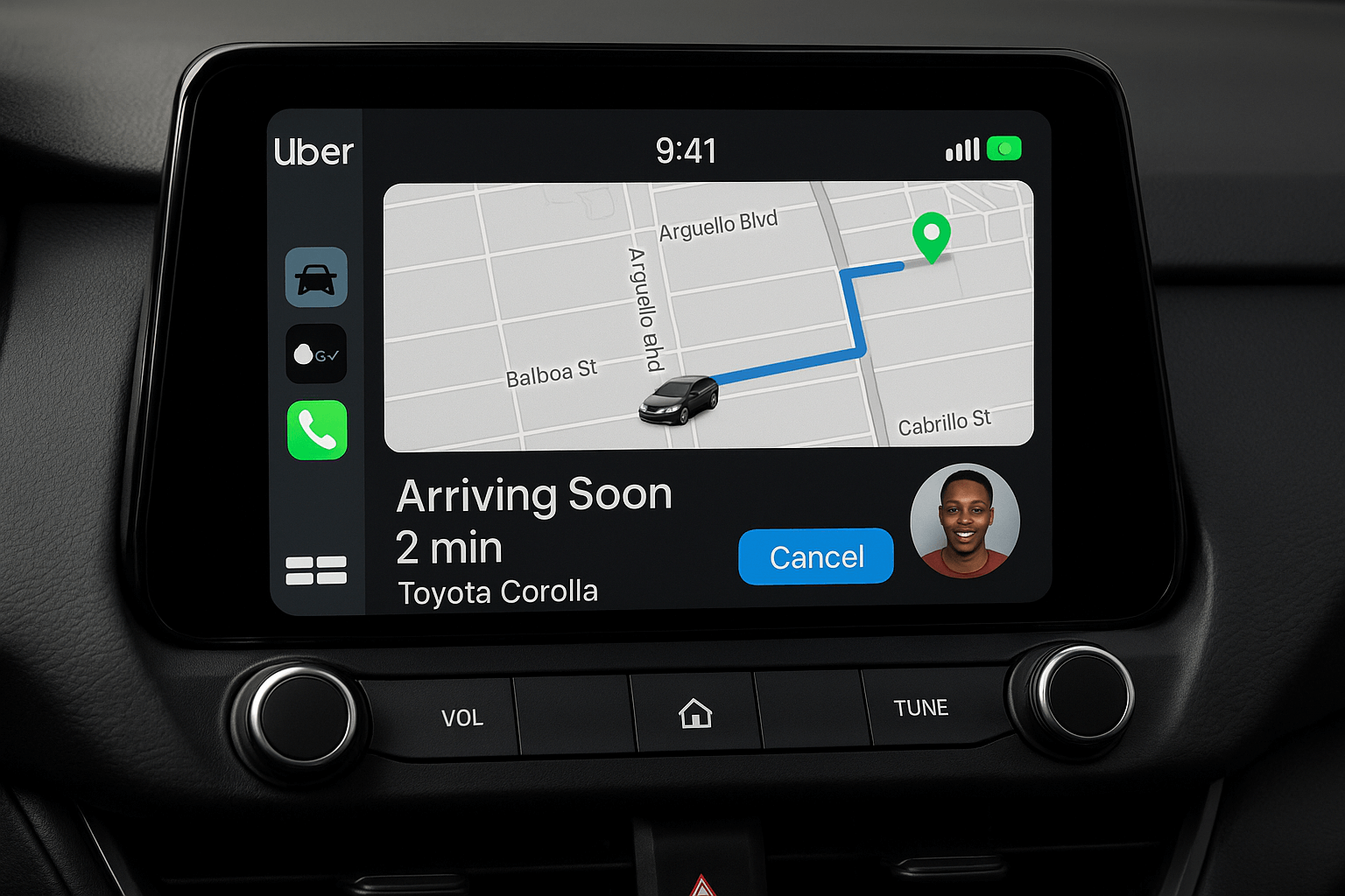 Using CarPlay for Uber, Lyft & Door dash in the USA